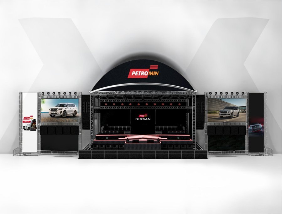 Petromin event activation and stage design