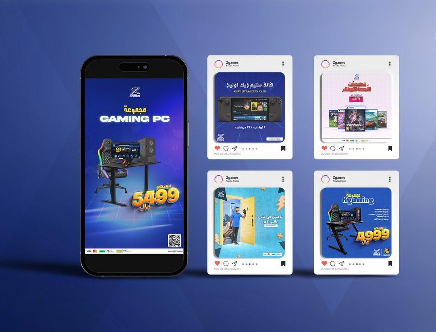 Zgames social media campaign design